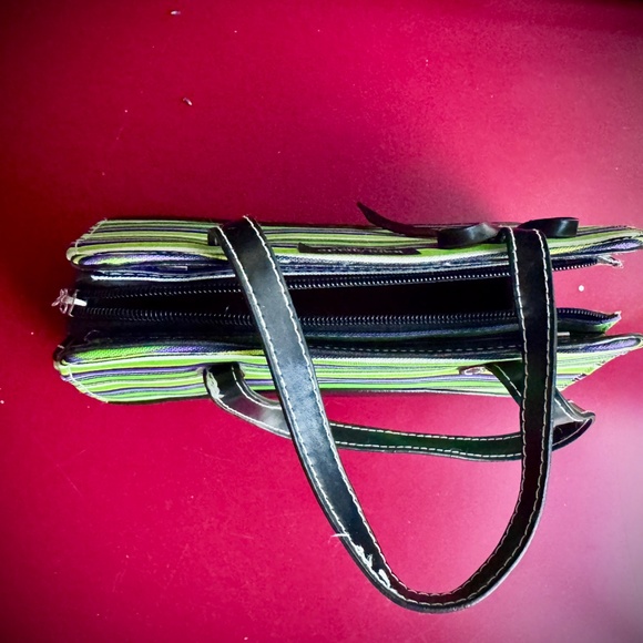 Kate Spade Multicolor Striped Tote Purse HandBag, Excellent Condition! - Picture 5 of 12